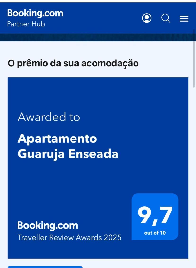 Apartamento Guaruja Enseada Eksteriør billede